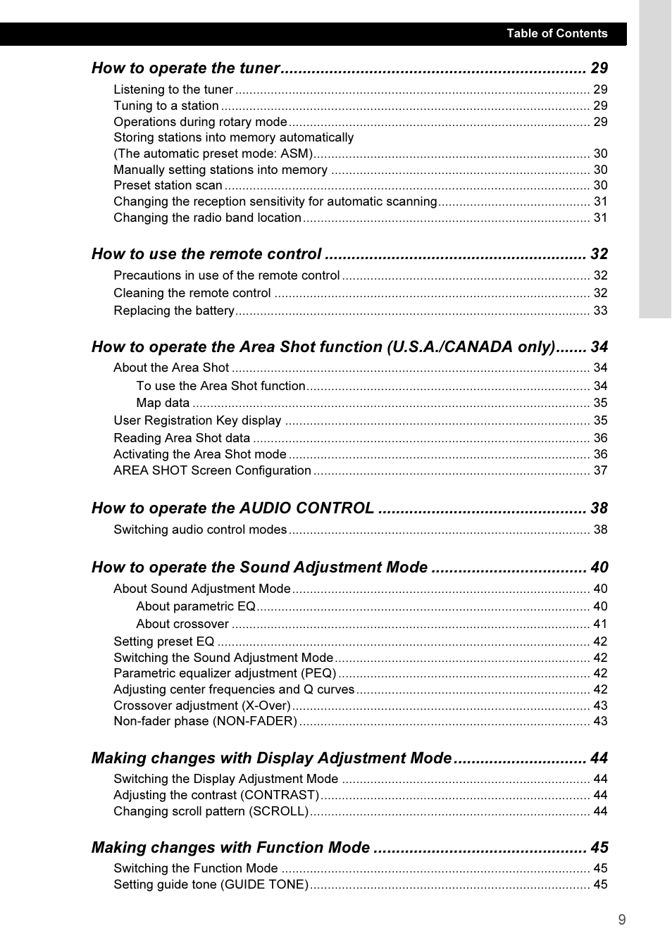 Eclipse - Fujitsu Ten CD3100 User Manual | Page 9 / 215