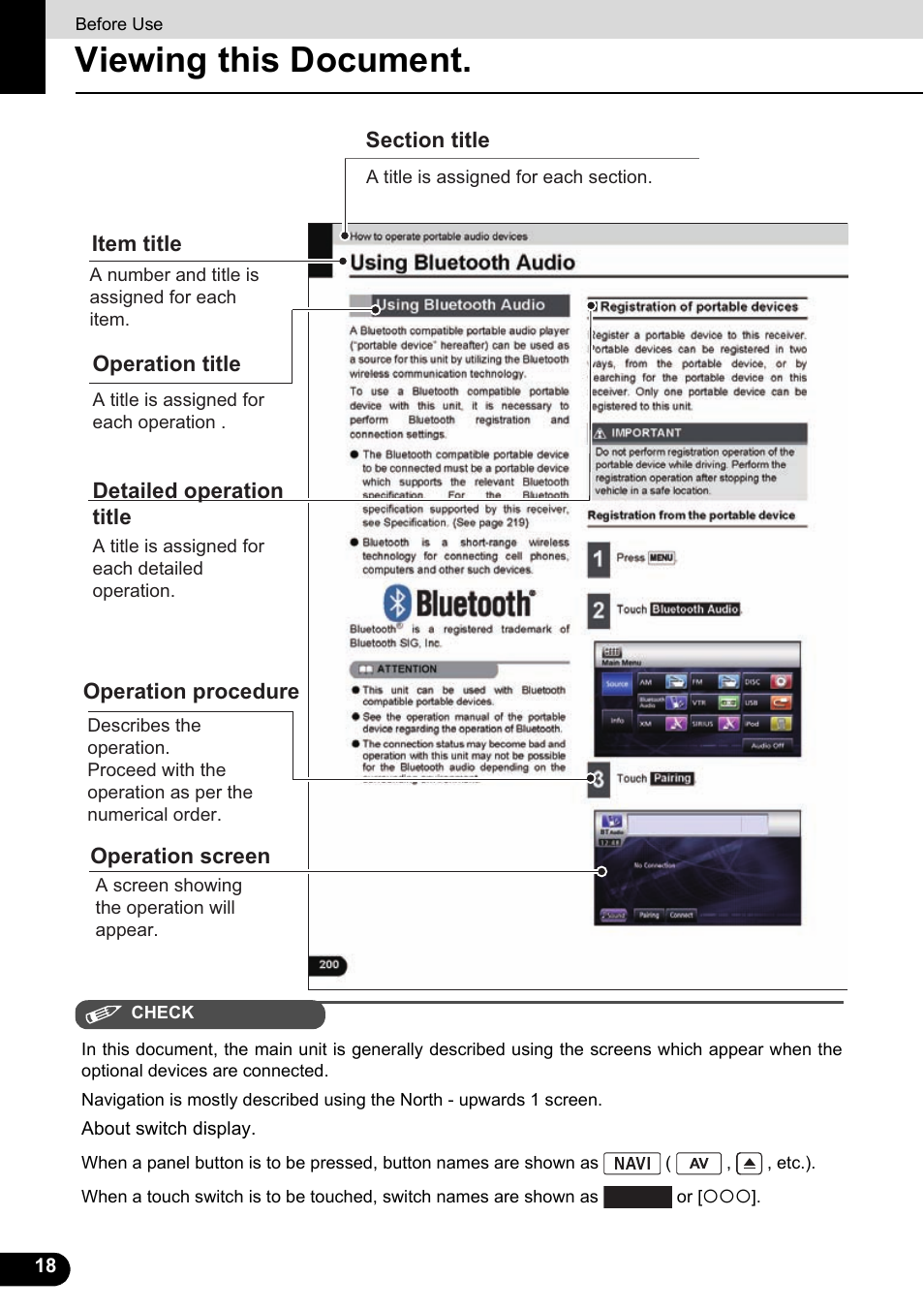 Viewing this document | Eclipse - Fujitsu Ten ECLIPSE AVN726E User Manual | Page 20 / 230