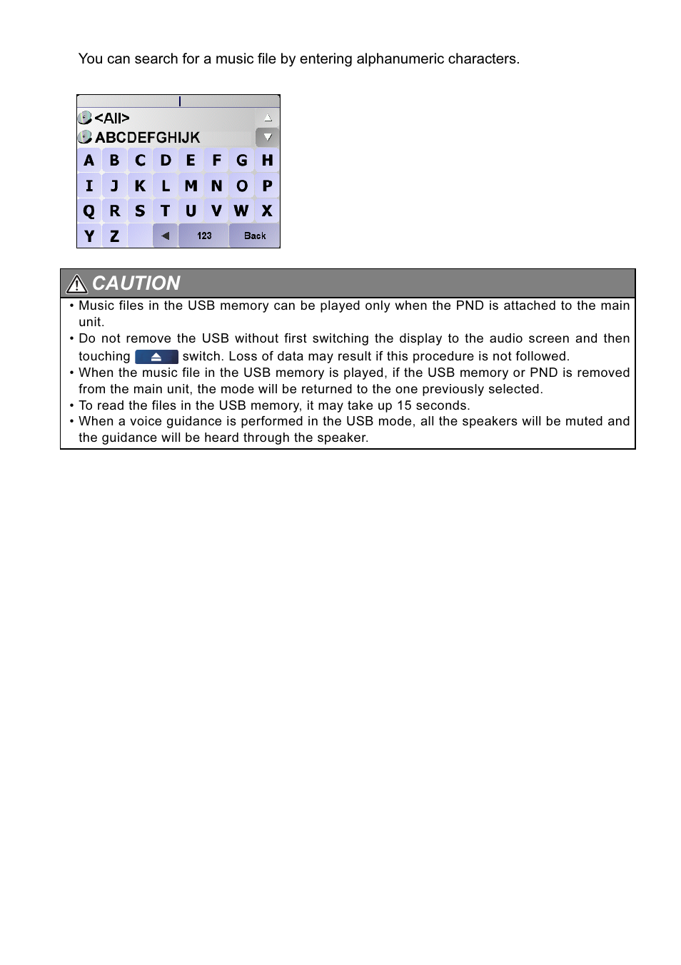 Caution | Eclipse - Fujitsu Ten AVN2210p User Manual | Page 26 / 42