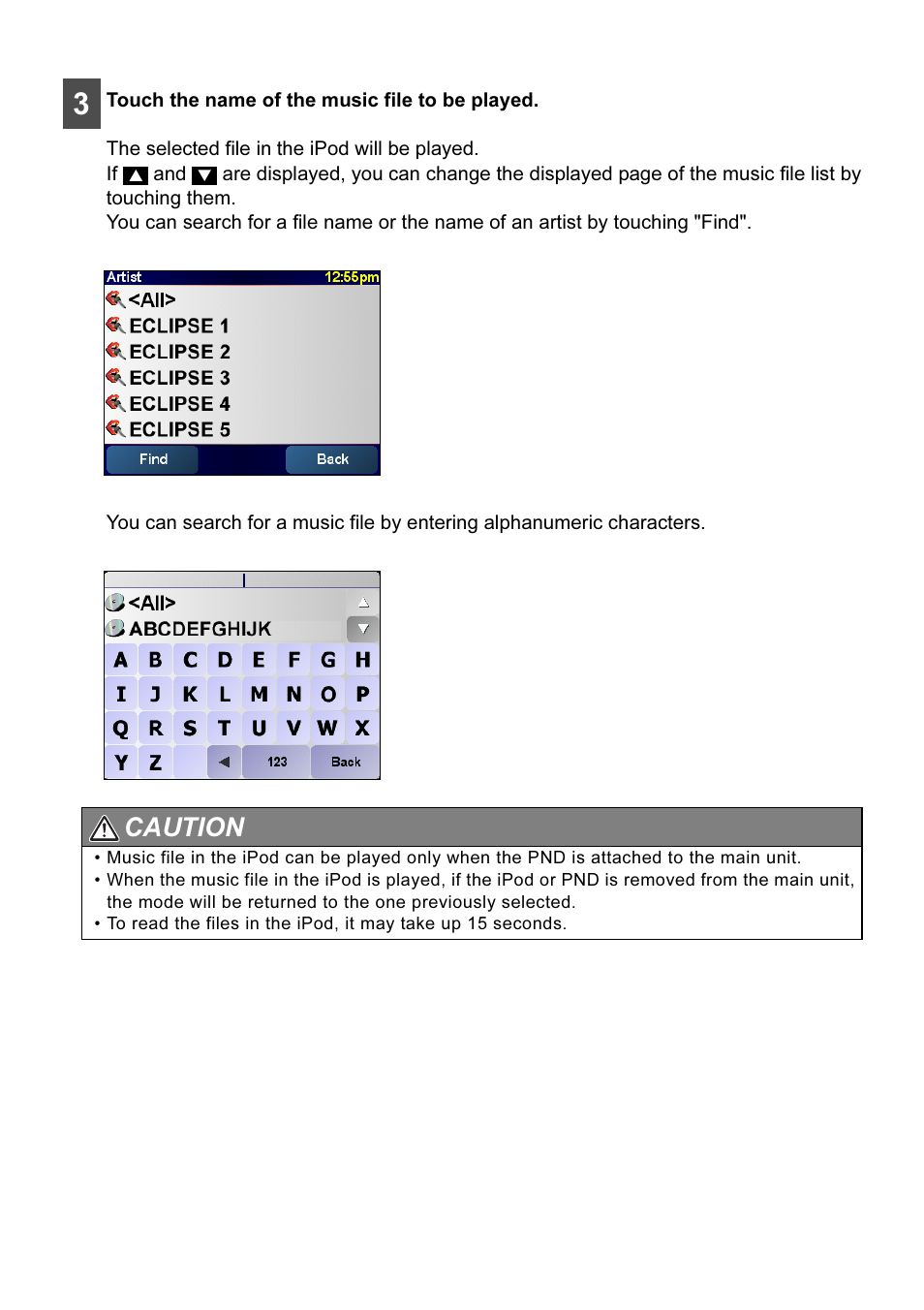 Caution | Eclipse - Fujitsu Ten AVN2210p User Manual | Page 29 / 42