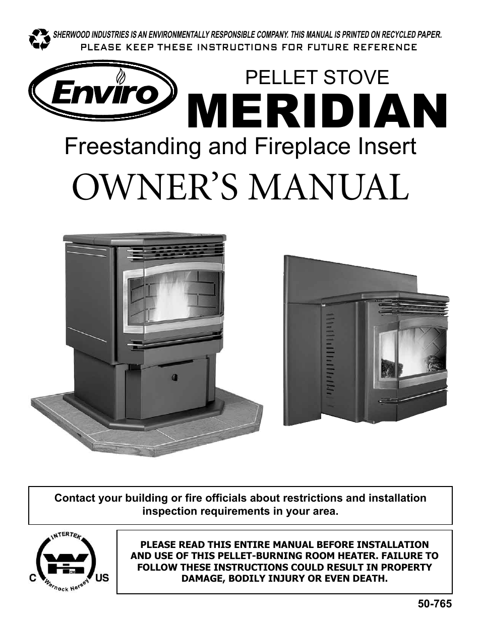 Enviro Meridian User Manual | 44 pages