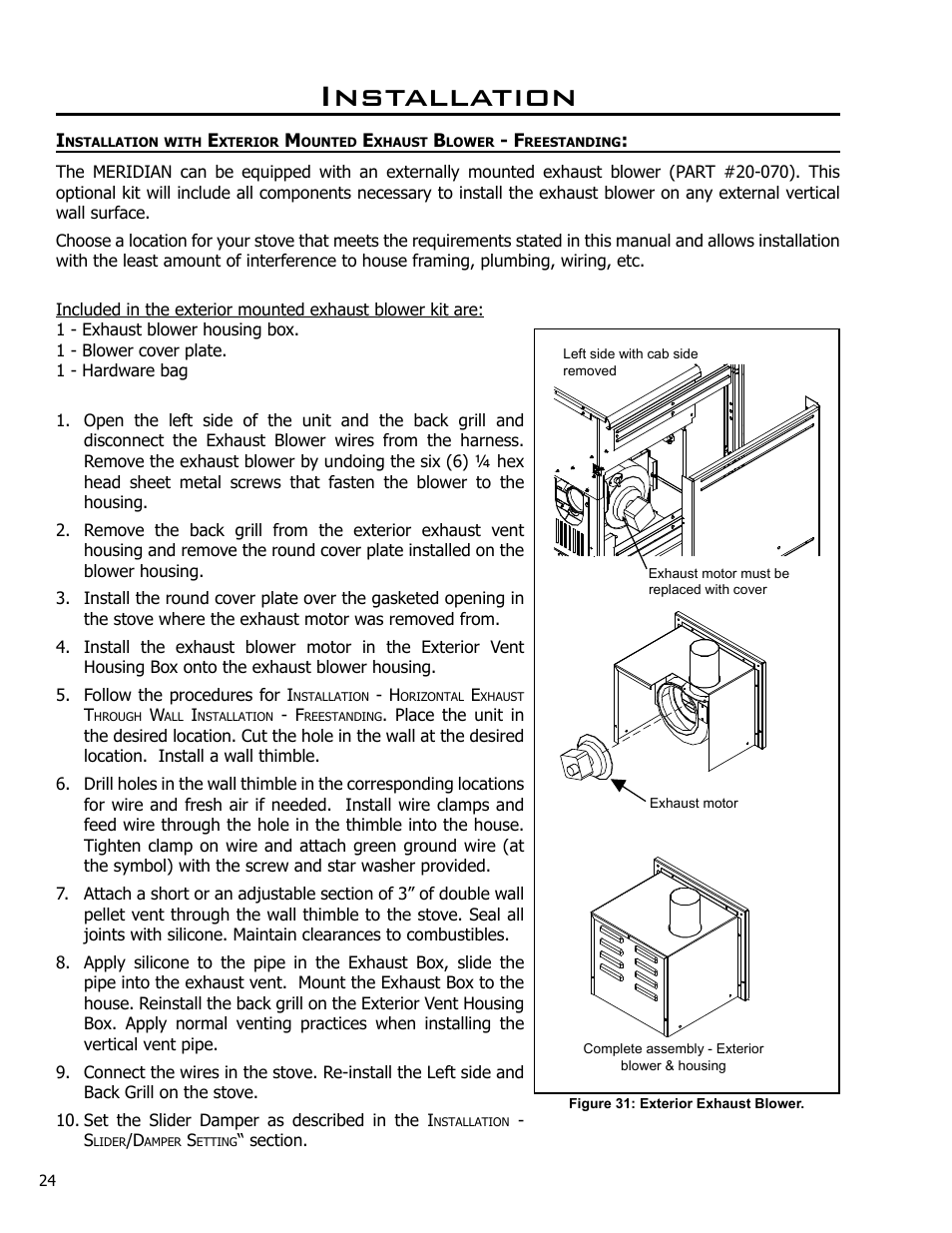 Installation | Enviro Meridian User Manual | Page 24 / 44
