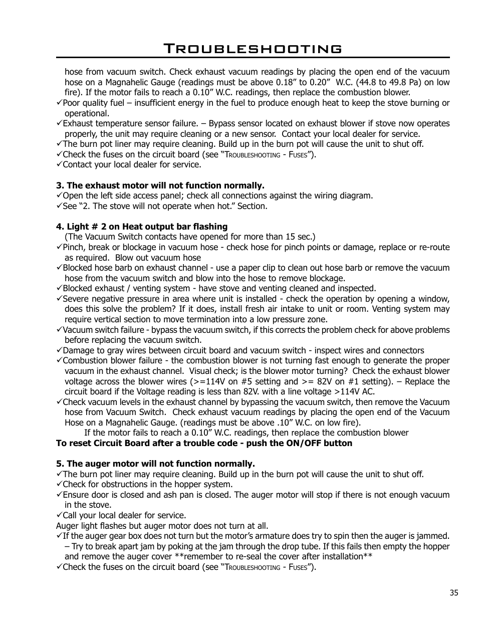 Troubleshooting | Enviro Meridian User Manual | Page 35 / 44