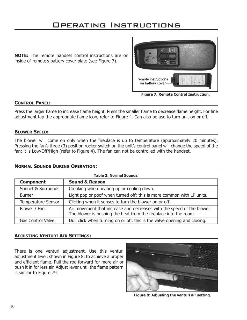Operating instructions | Enviro Sonnet C-11253 User Manual | Page 10 / 48