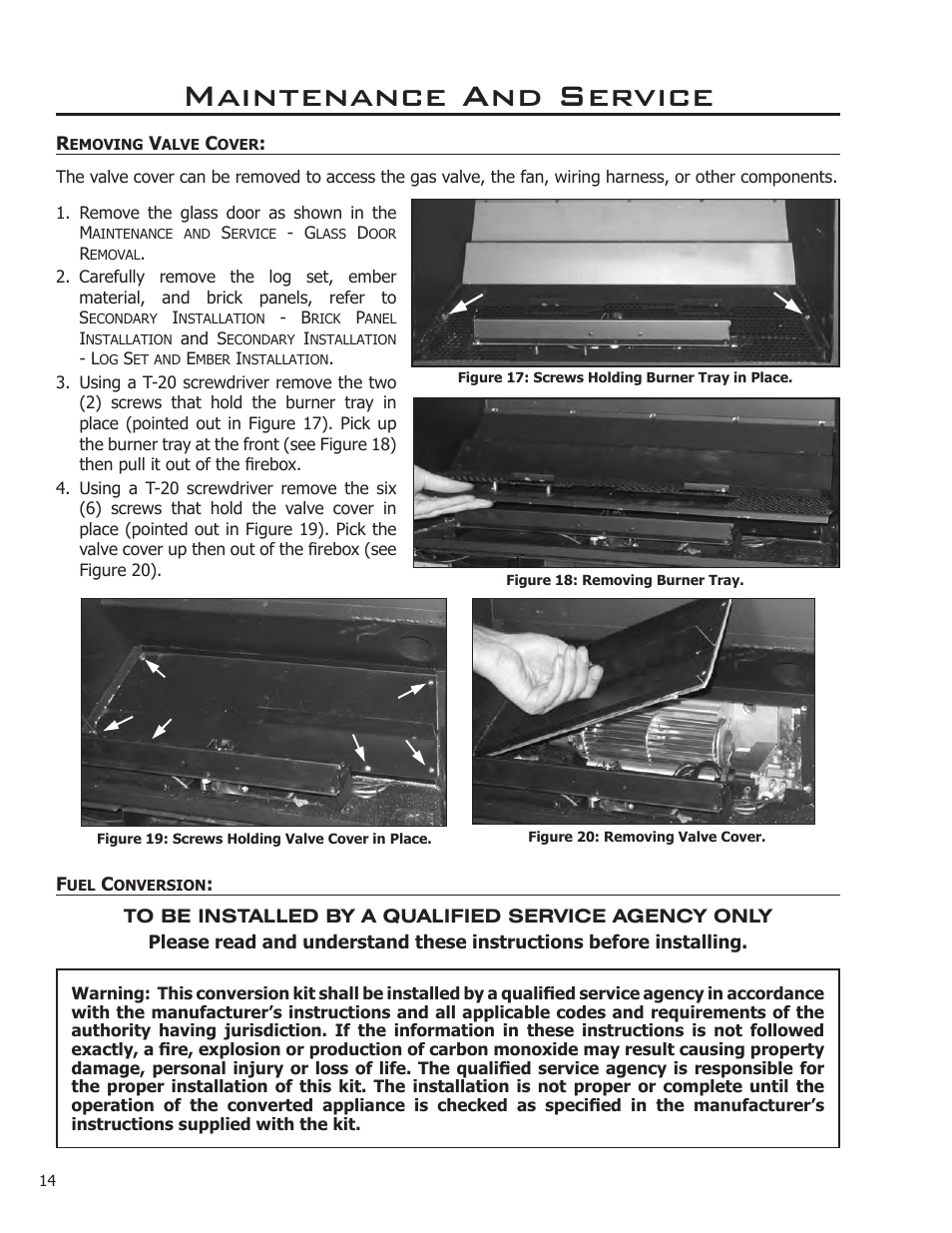 Maintenance and service | Enviro Sonnet C-11253 User Manual | Page 14 / 48