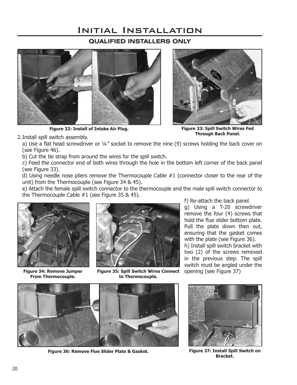 Initial installation | Enviro Sonnet C-11253 User Manual | Page 20 / 48