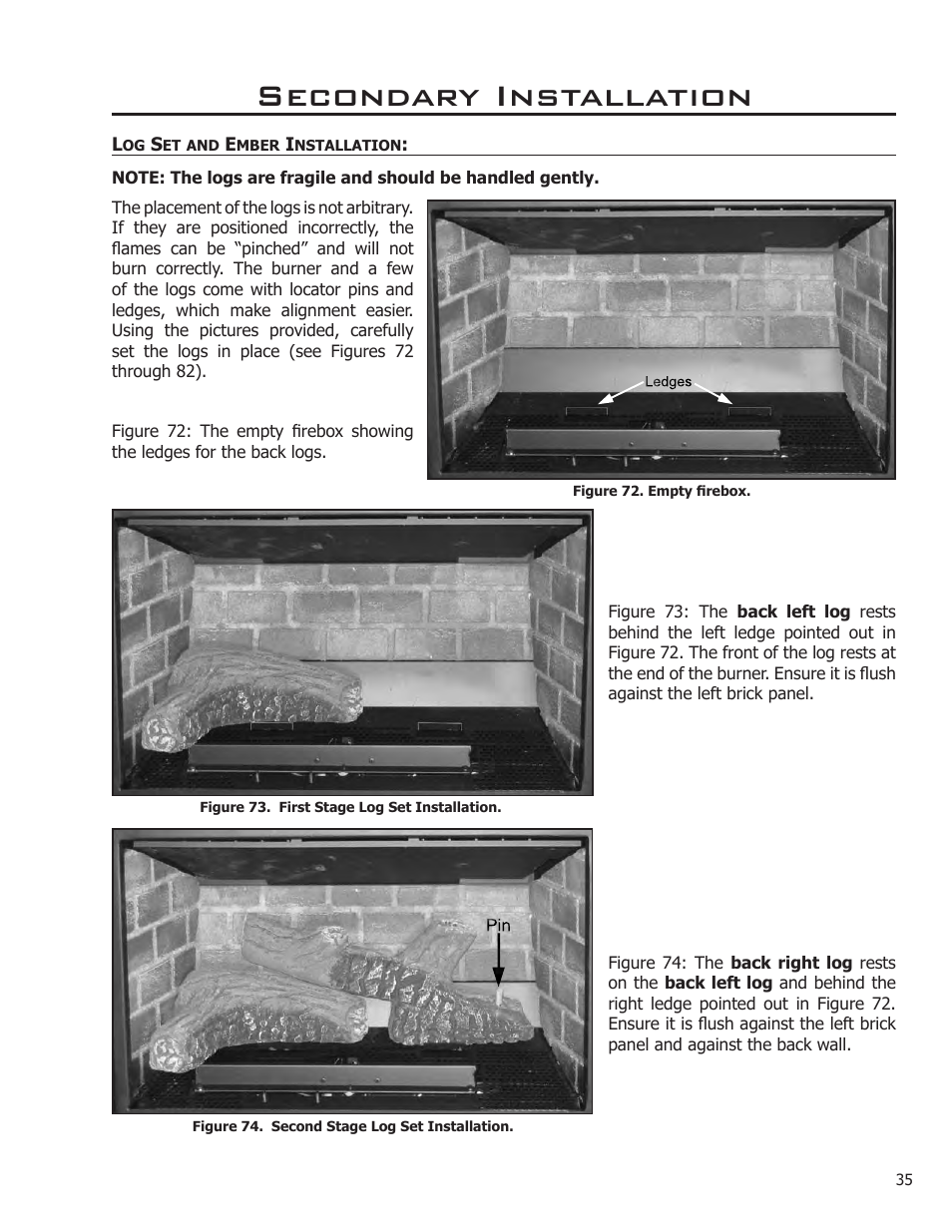 Secondary installation | Enviro Sonnet C-11253 User Manual | Page 35 / 48