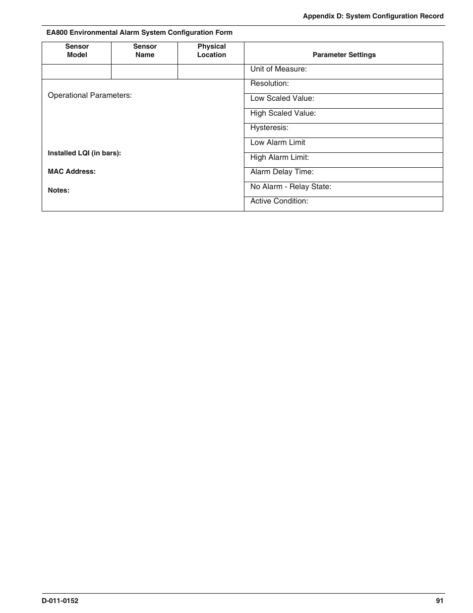 Enviro EA800 User Manual | Page 95 / 98