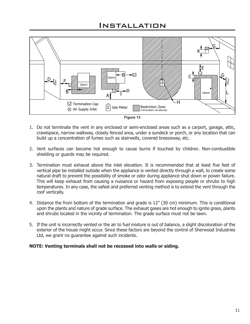 Installation | Enviro EF THERMO 28 User Manual | Page 11 / 27