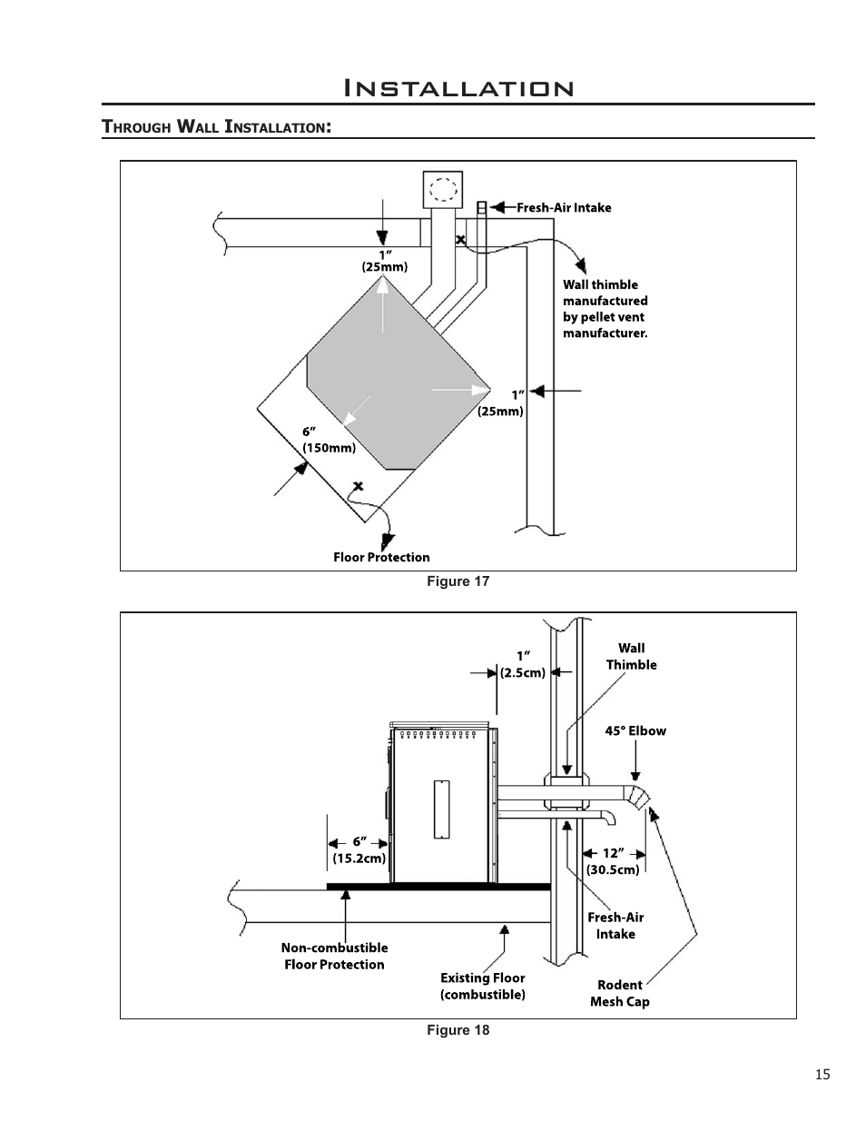 Installation | Enviro EF THERMO 28 User Manual | Page 15 / 27