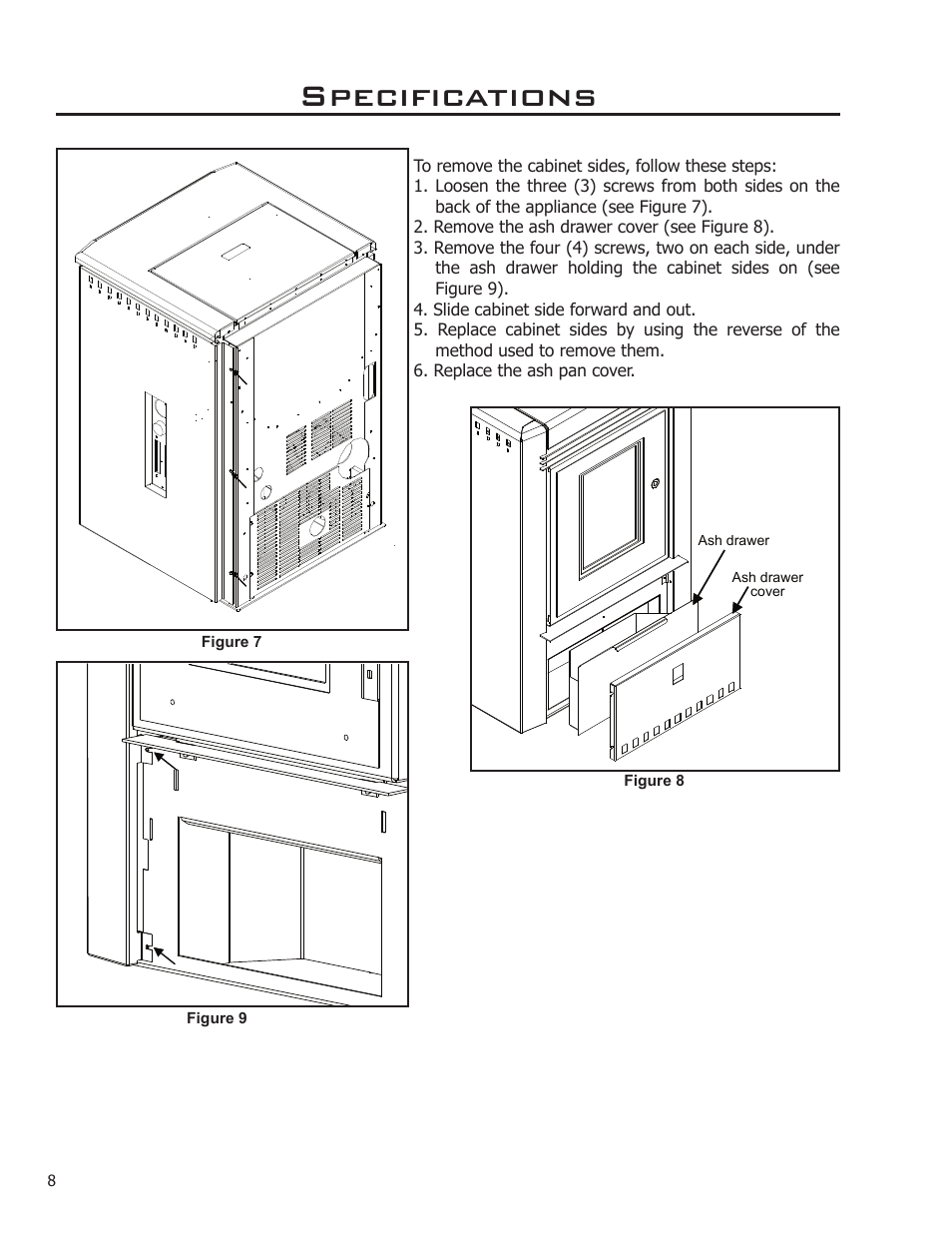 Specifications | Enviro EF THERMO 28 User Manual | Page 8 / 27