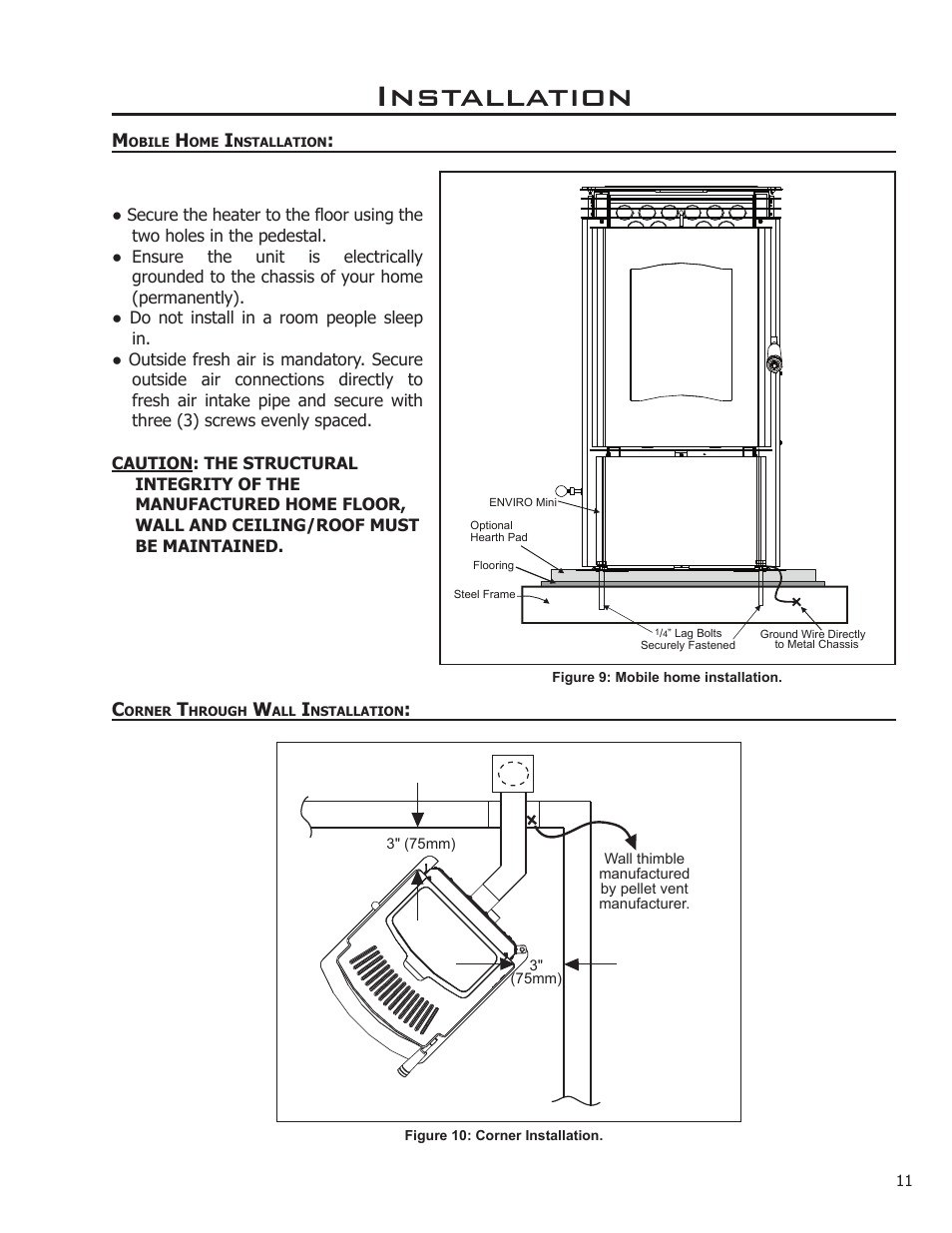 Installation | Enviro 50-1221 User Manual | Page 11 / 34