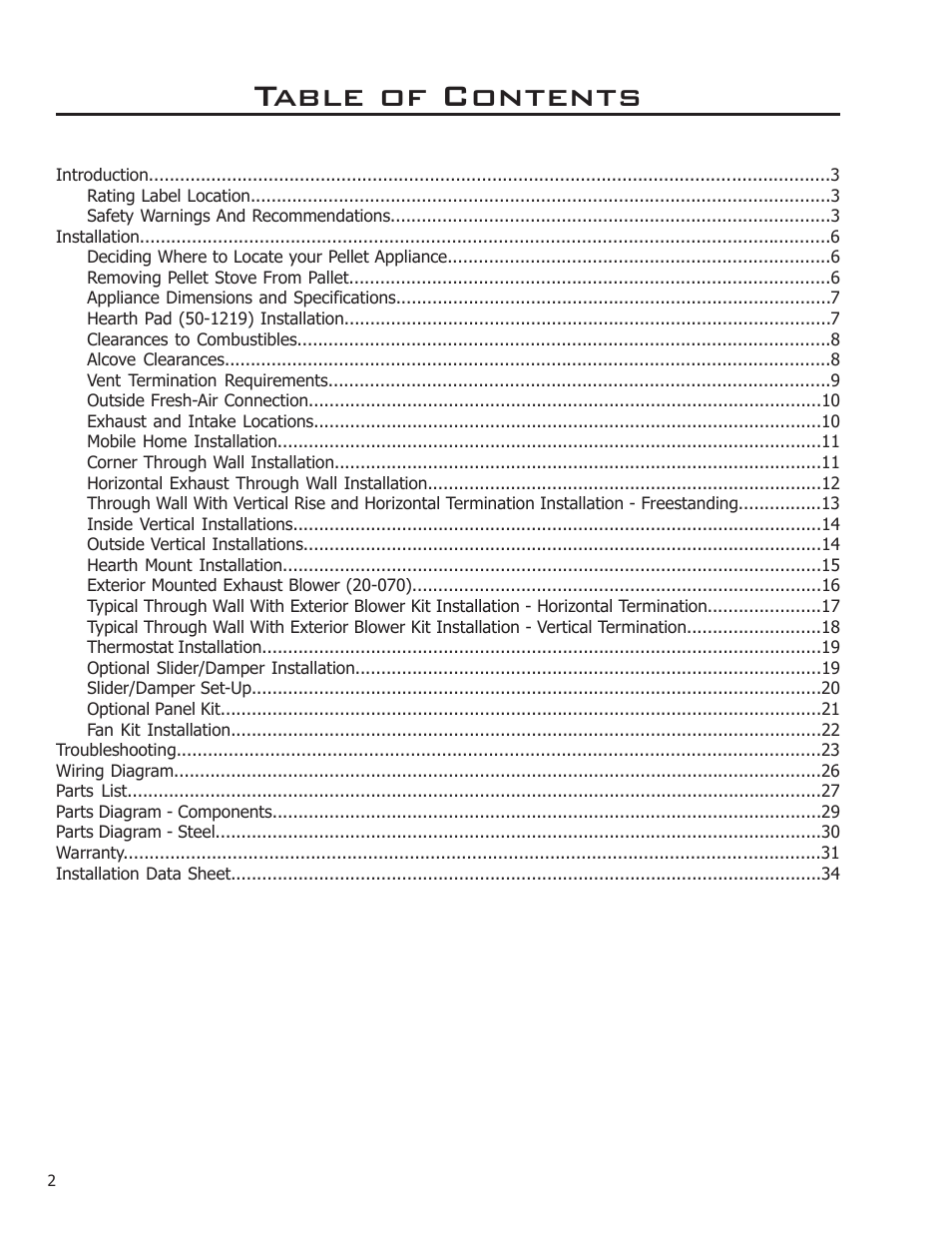 Enviro 50-1221 User Manual | Page 2 / 34