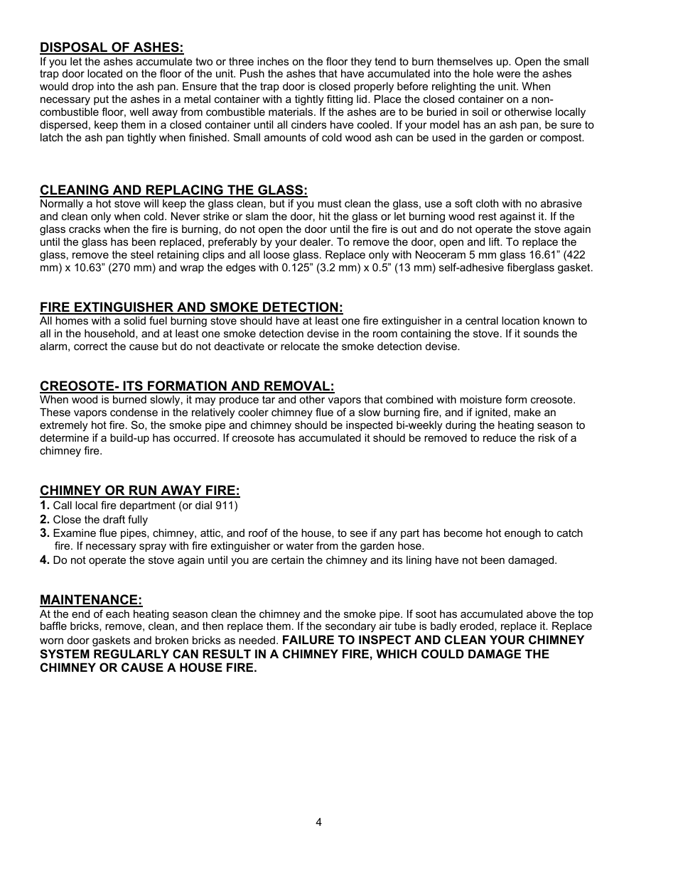 Enviro ENVIROFIRE 1600 User Manual | Page 4 / 19