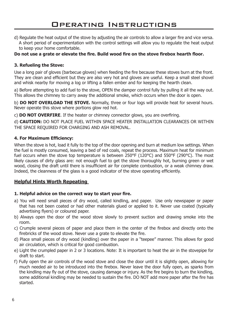 Operating instructions | Enviro Venice User Manual | Page 6 / 32