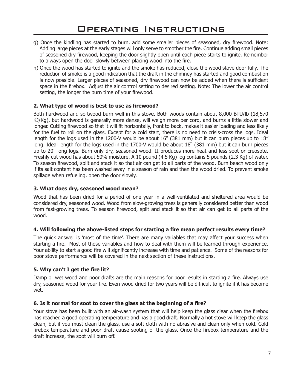 Operating instructions | Enviro Venice User Manual | Page 7 / 32