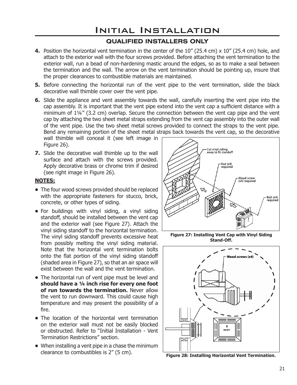 Initial installation | Enviro EG40-070 User Manual | Page 21 / 36