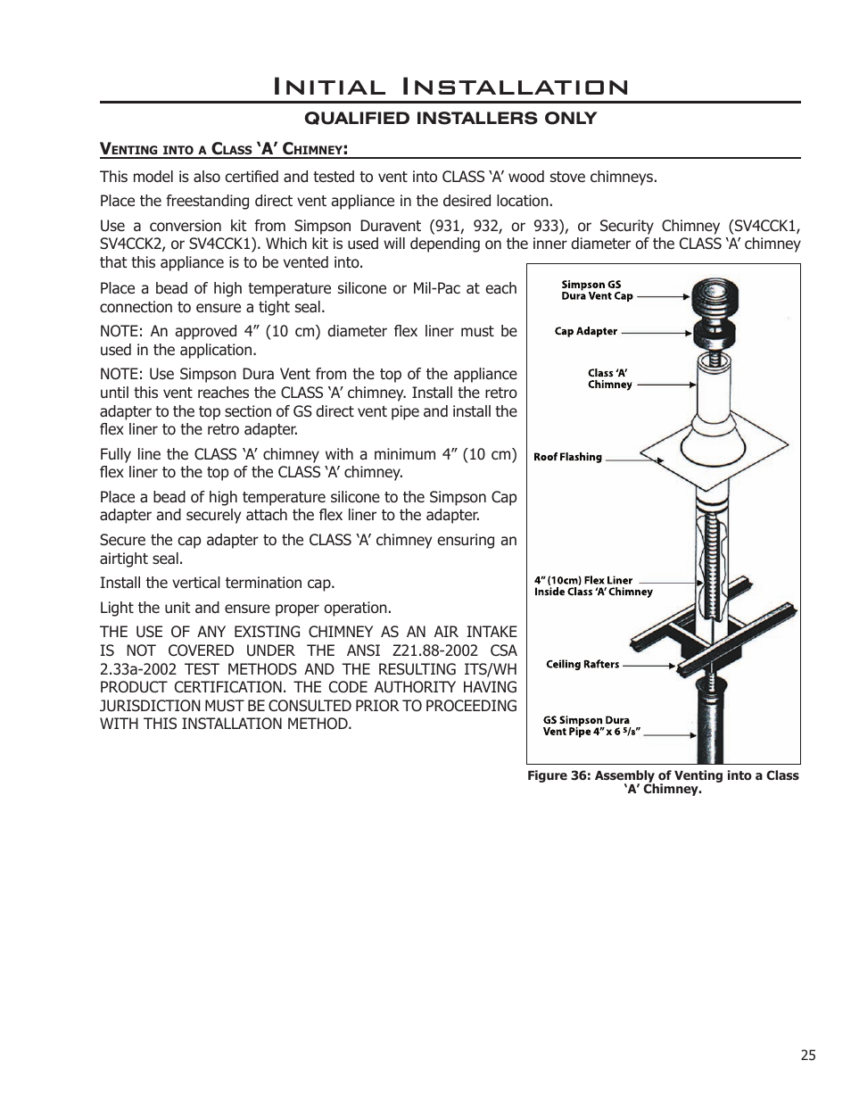 Initial installation | Enviro EG40-070 User Manual | Page 25 / 36