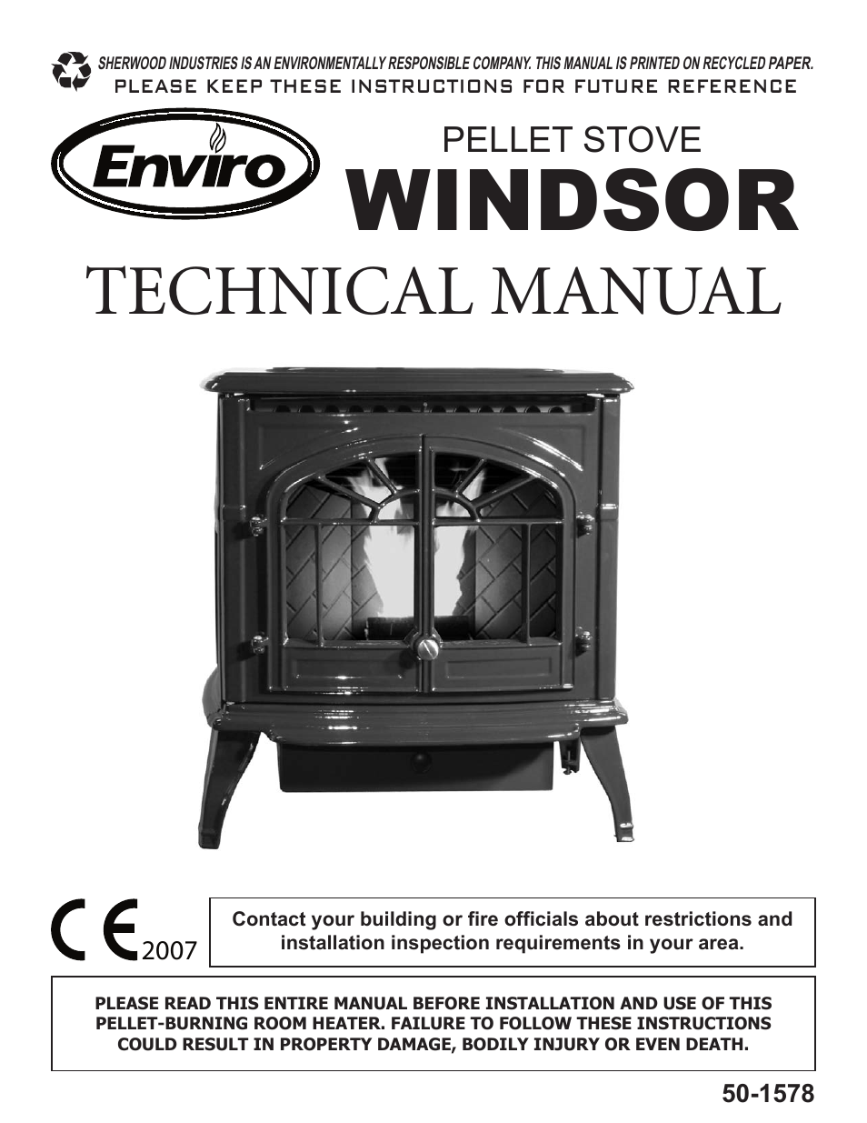 Enviro WINDSOR 50-1578 User Manual | 31 pages