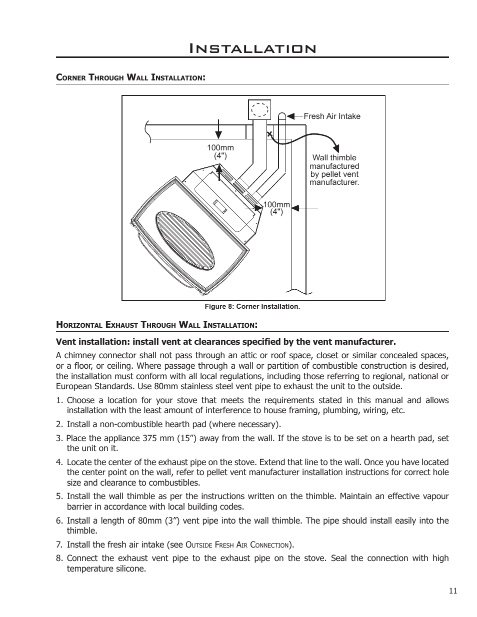 Installation | Enviro WINDSOR 50-1578 User Manual | Page 11 / 31