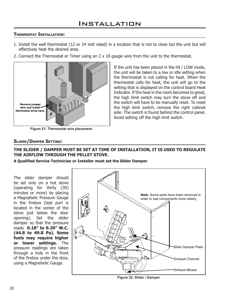 Installation | Enviro WINDSOR 50-1578 User Manual | Page 20 / 31