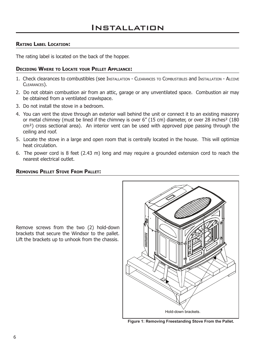 Installation | Enviro WINDSOR 50-1578 User Manual | Page 6 / 31