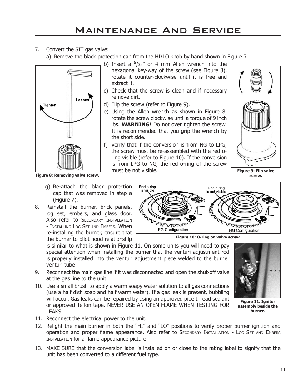 Maintenance and service | Enviro Ascot User Manual | Page 11 / 40