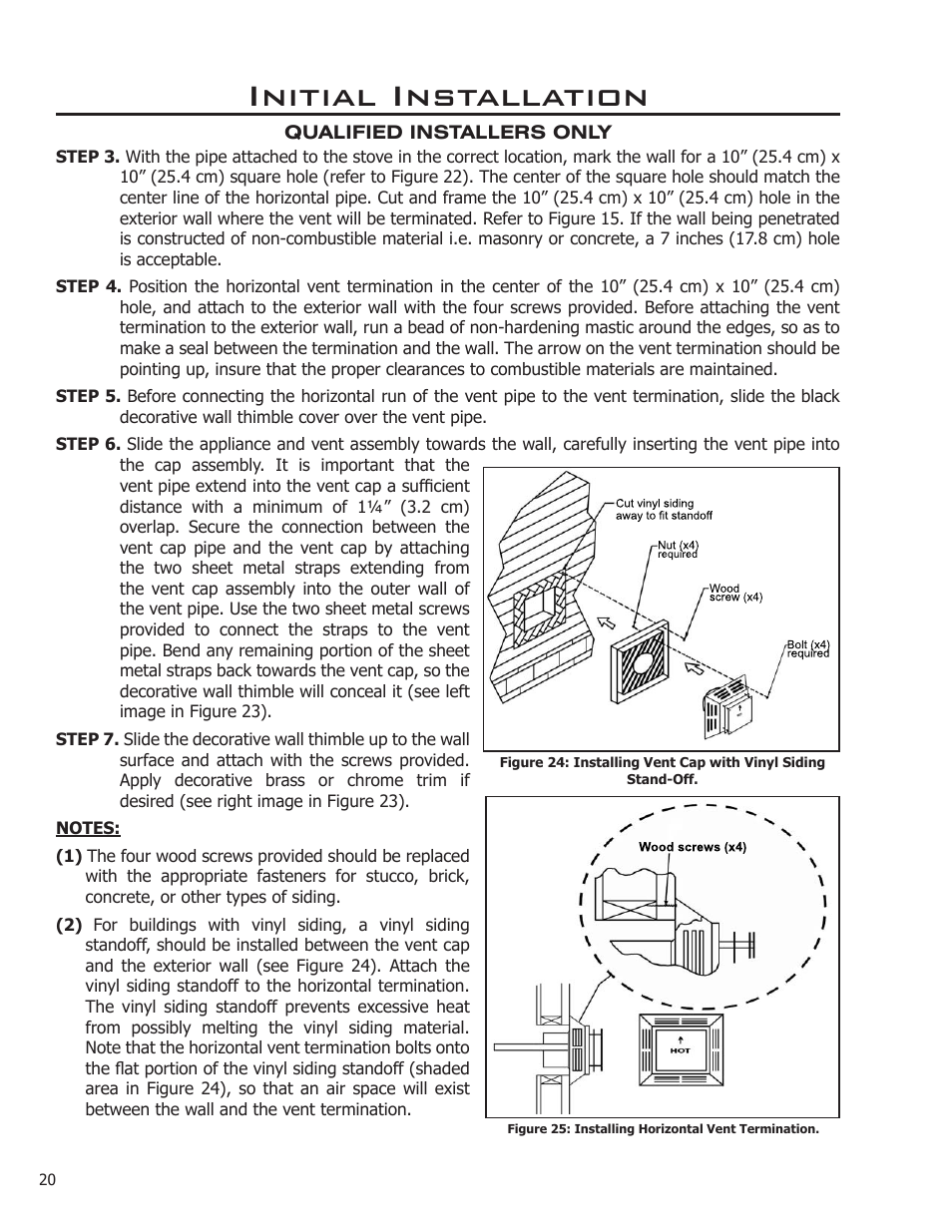 Initial installation | Enviro Ascot User Manual | Page 20 / 40