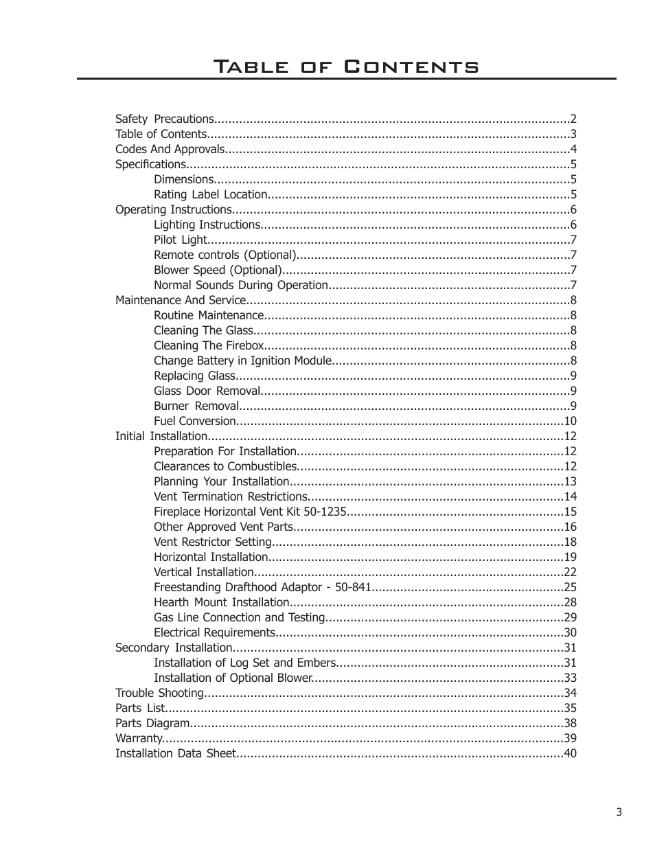 Enviro Ascot User Manual | Page 3 / 40