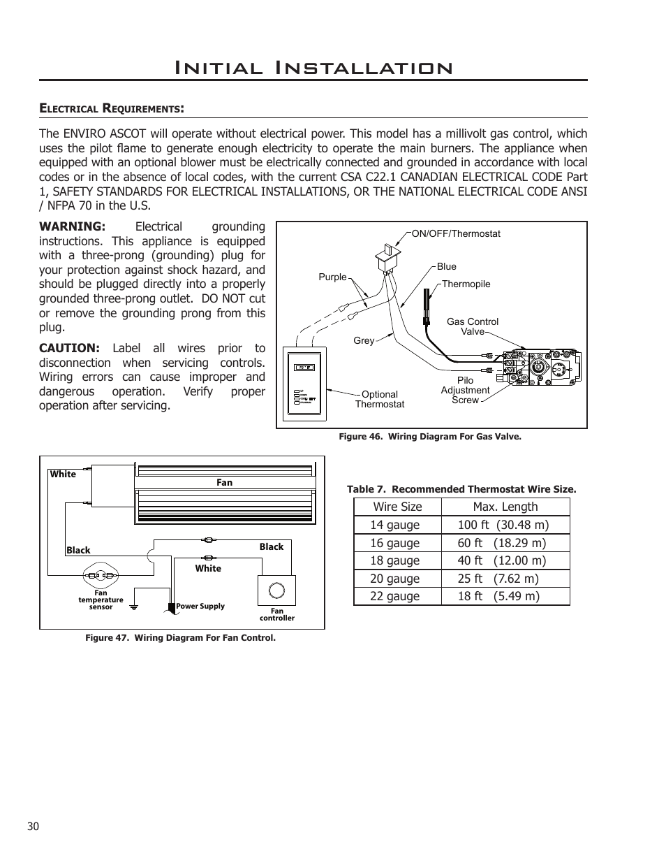 Initial installation | Enviro Ascot User Manual | Page 30 / 40