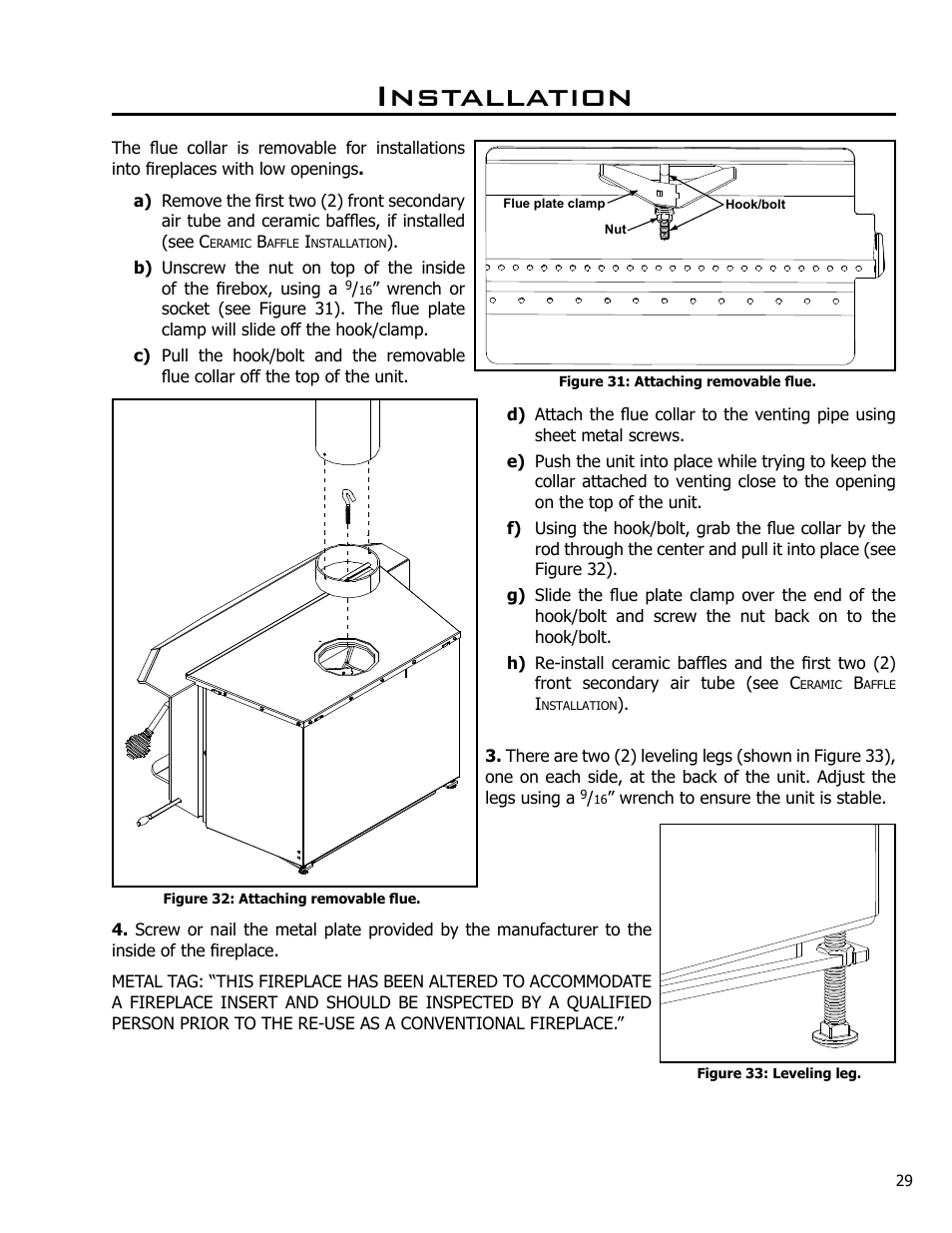 Installation | Enviro Kodiak 1700 Freestanding User Manual | Page 29 / 45