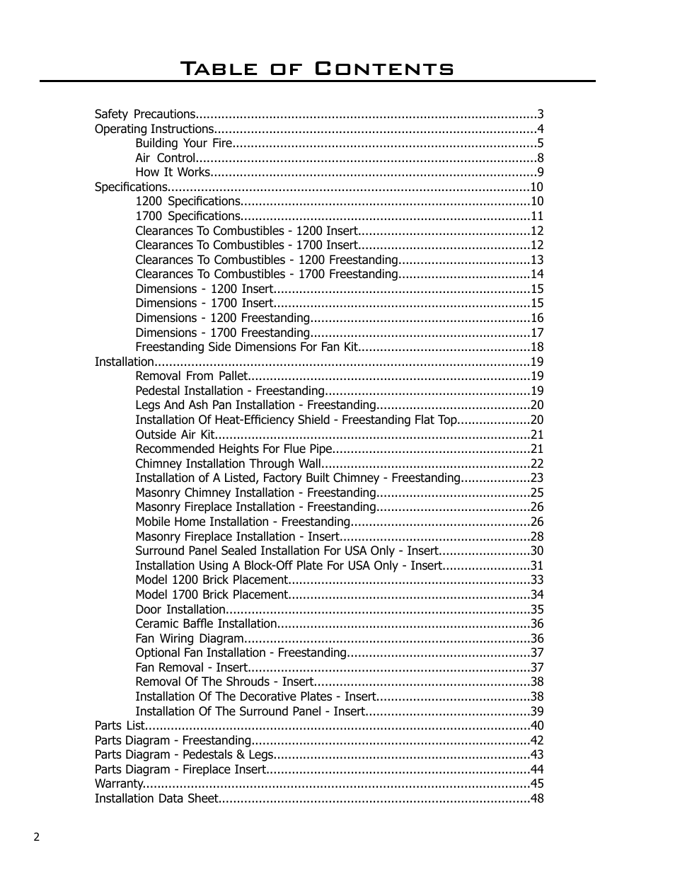 Enviro KODIAK 1200 User Manual | Page 2 / 48