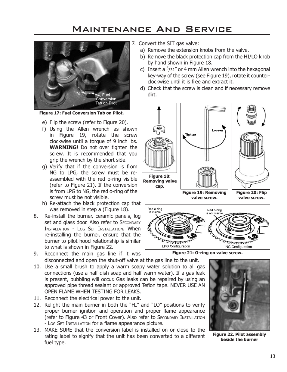 Maintenance and service | Enviro C-11366 User Manual | Page 13 / 35