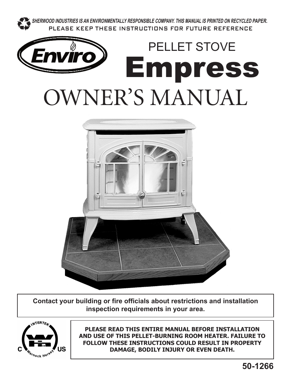 Enviro Empress User Manual | 13 pages