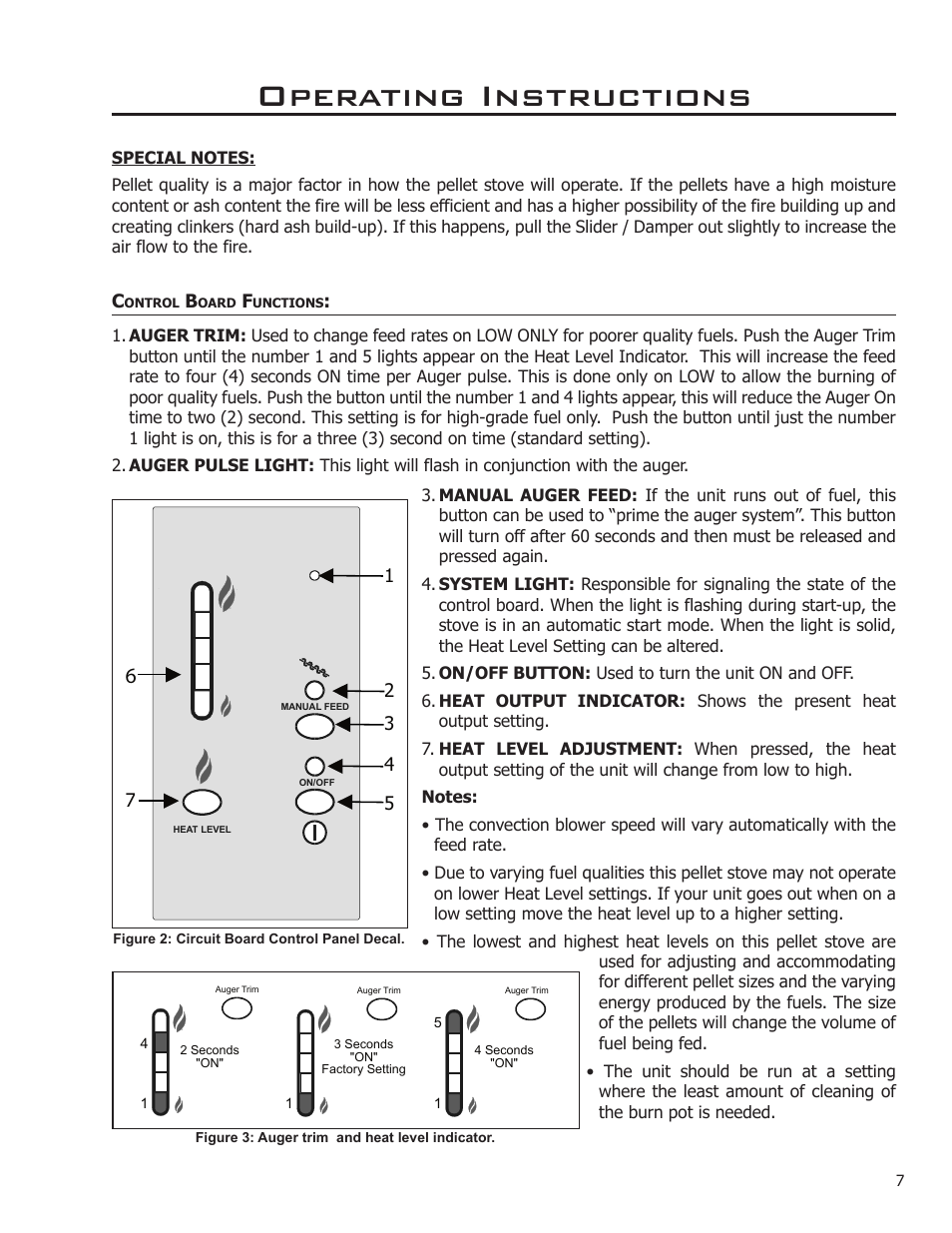 Operating instructions | Enviro Empress User Manual | Page 7 / 13