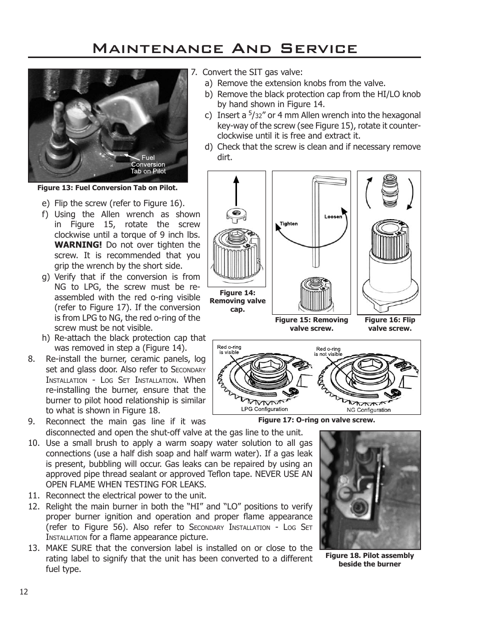 Maintenance and service | Enviro ENVIRO User Manual | Page 12 / 42