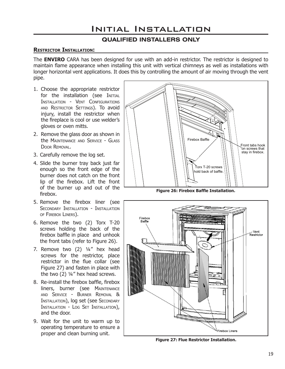 Initial installation | Enviro ENVIRO User Manual | Page 19 / 42