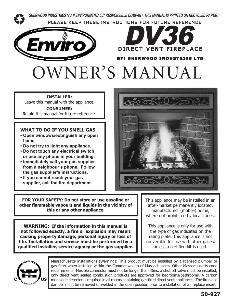 Enviro C-11275 User Manual | 42 pages