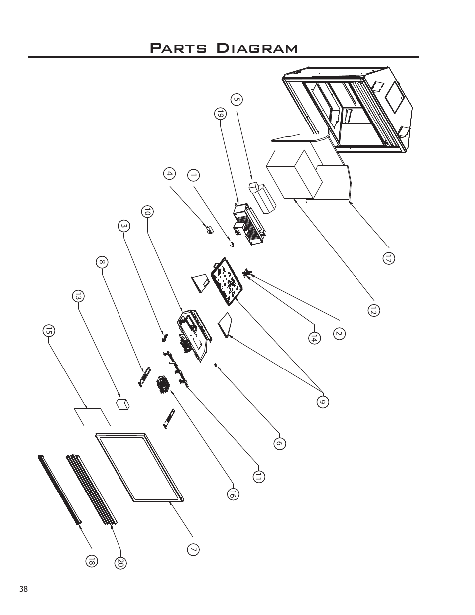 Parts diagram | Enviro C-11275 User Manual | Page 38 / 42