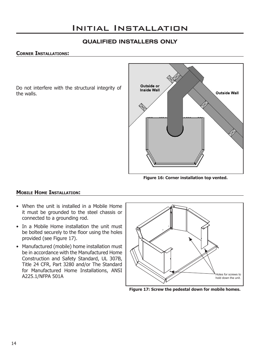 Initial installation | Enviro EG28-120 User Manual | Page 14 / 39