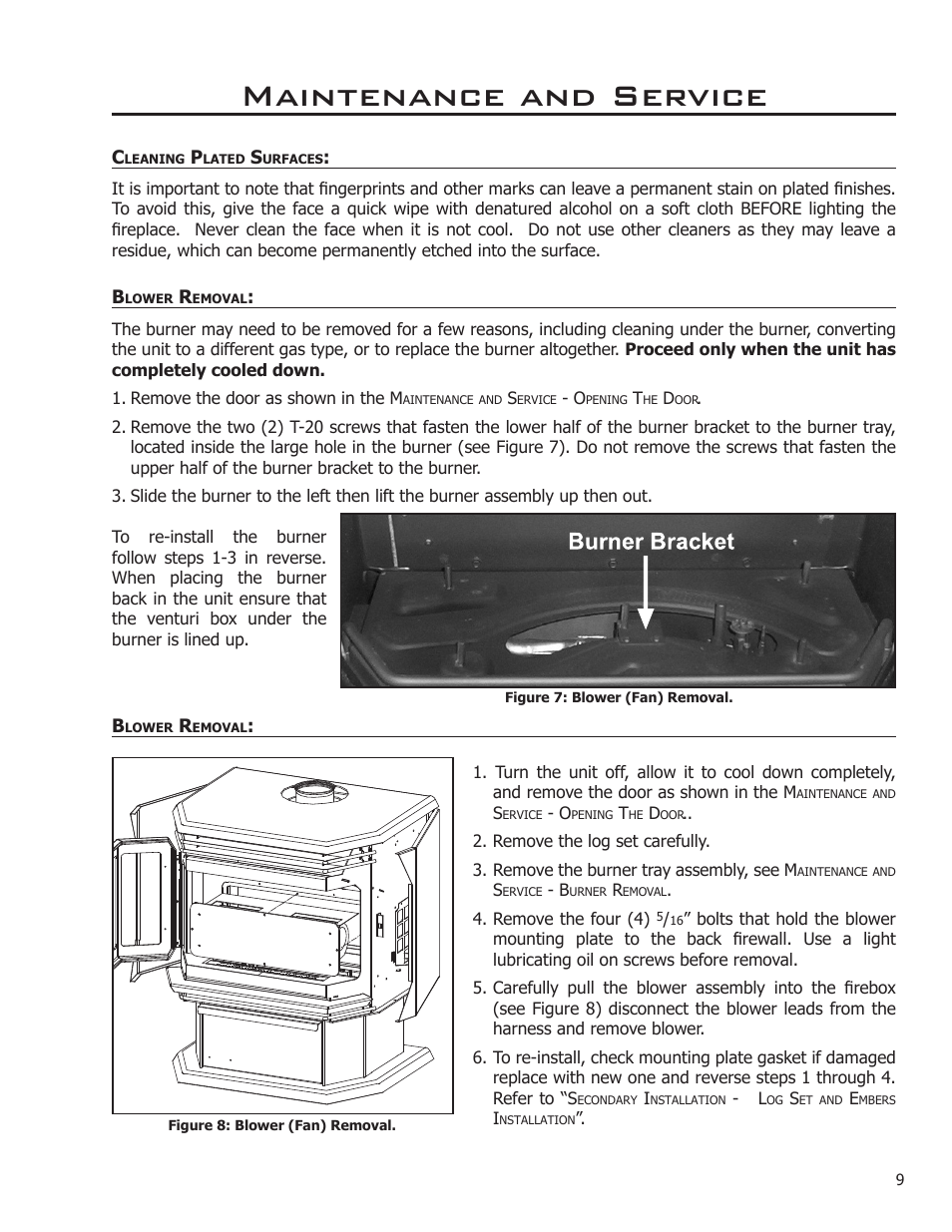 Maintenance and service | Enviro EG28-120 User Manual | Page 9 / 39