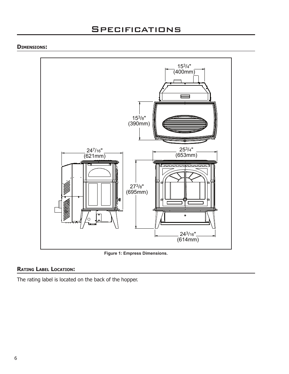 Specifications | Enviro C-11112 User Manual | Page 6 / 14