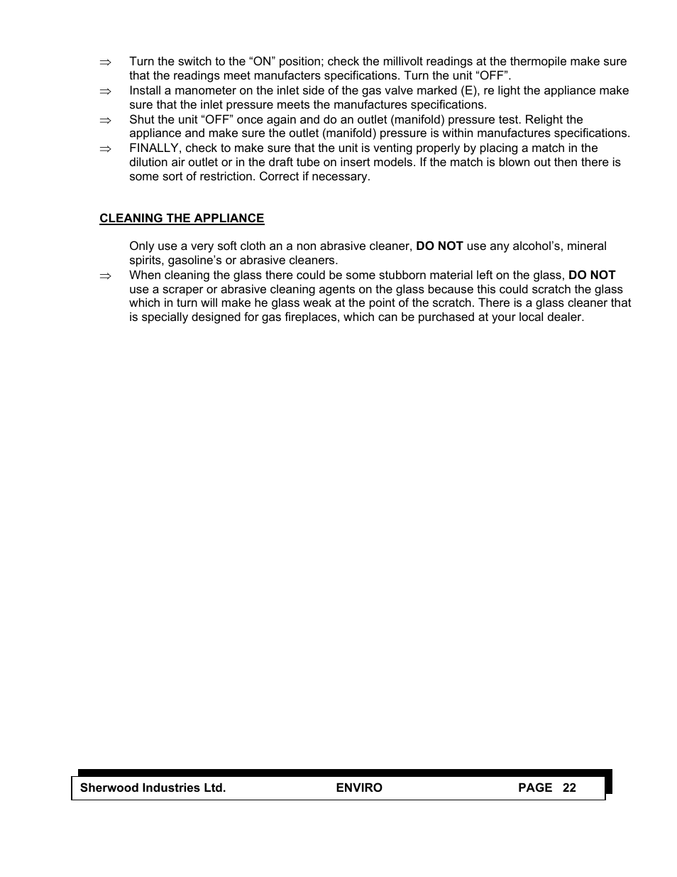 Enviro C-10100 User Manual | Page 24 / 25