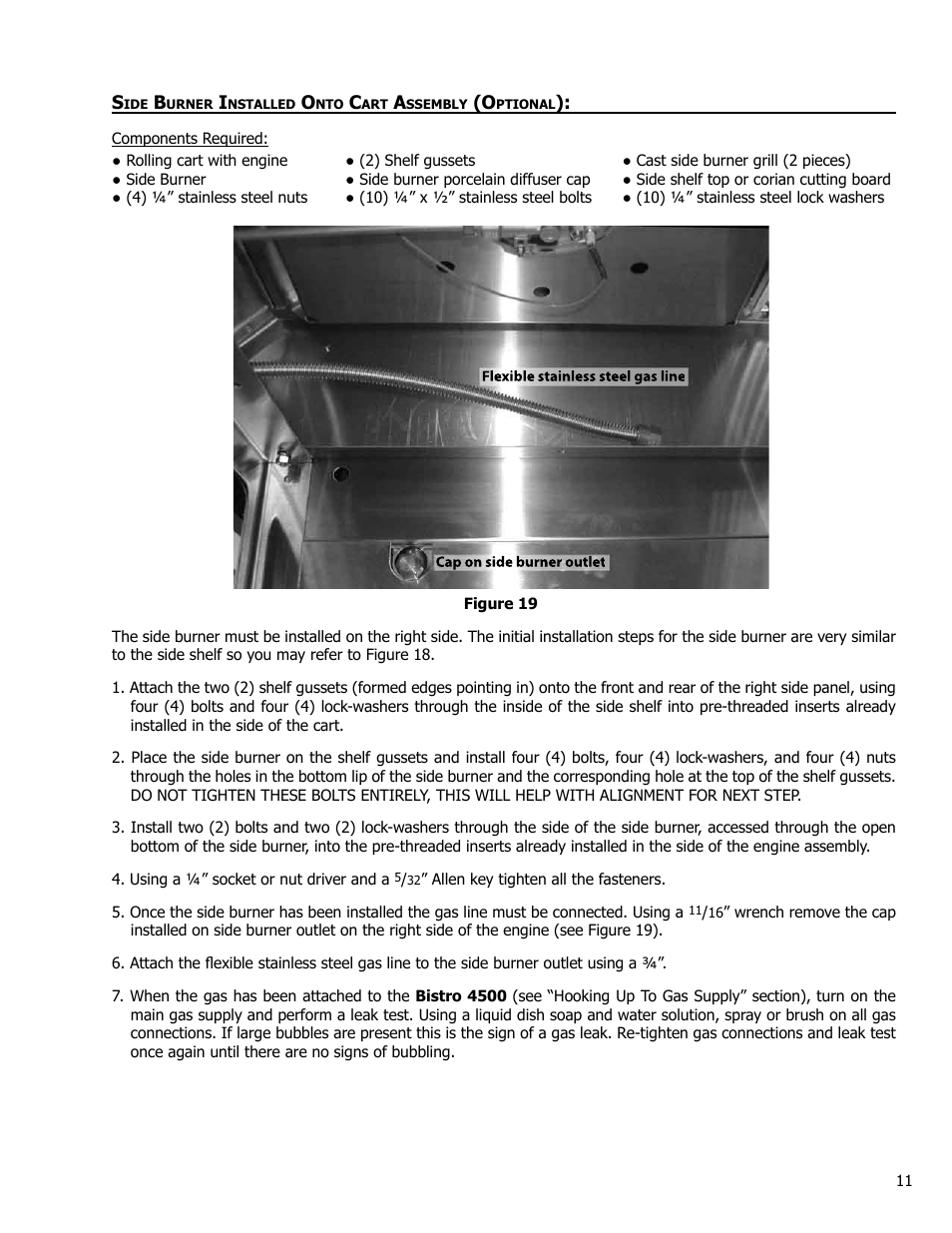 Enviro Bistro 4500 C-10124 User Manual | Page 11 / 30