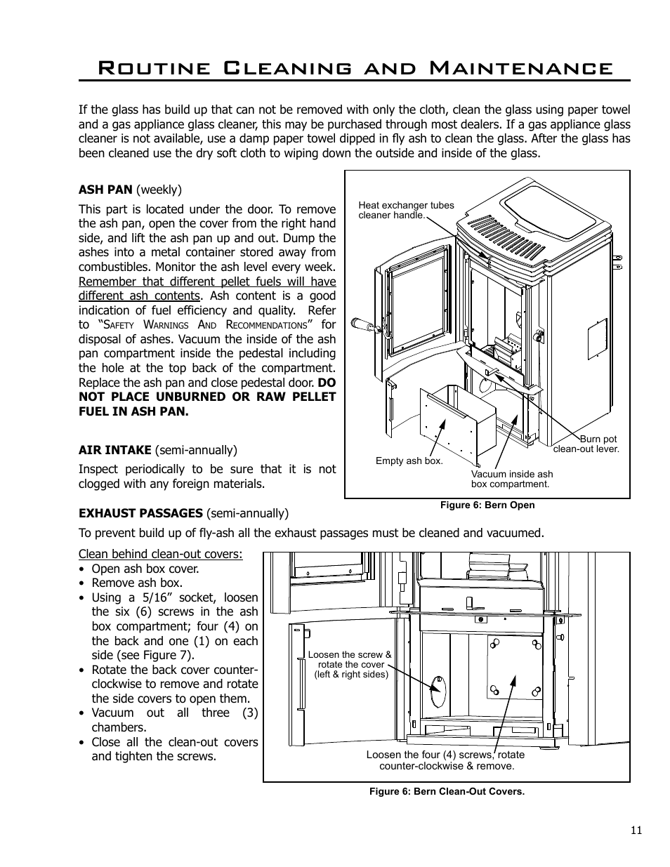 Routine cleaning and maintenance | Enviro BERN C-10629 User Manual | Page 11 / 14