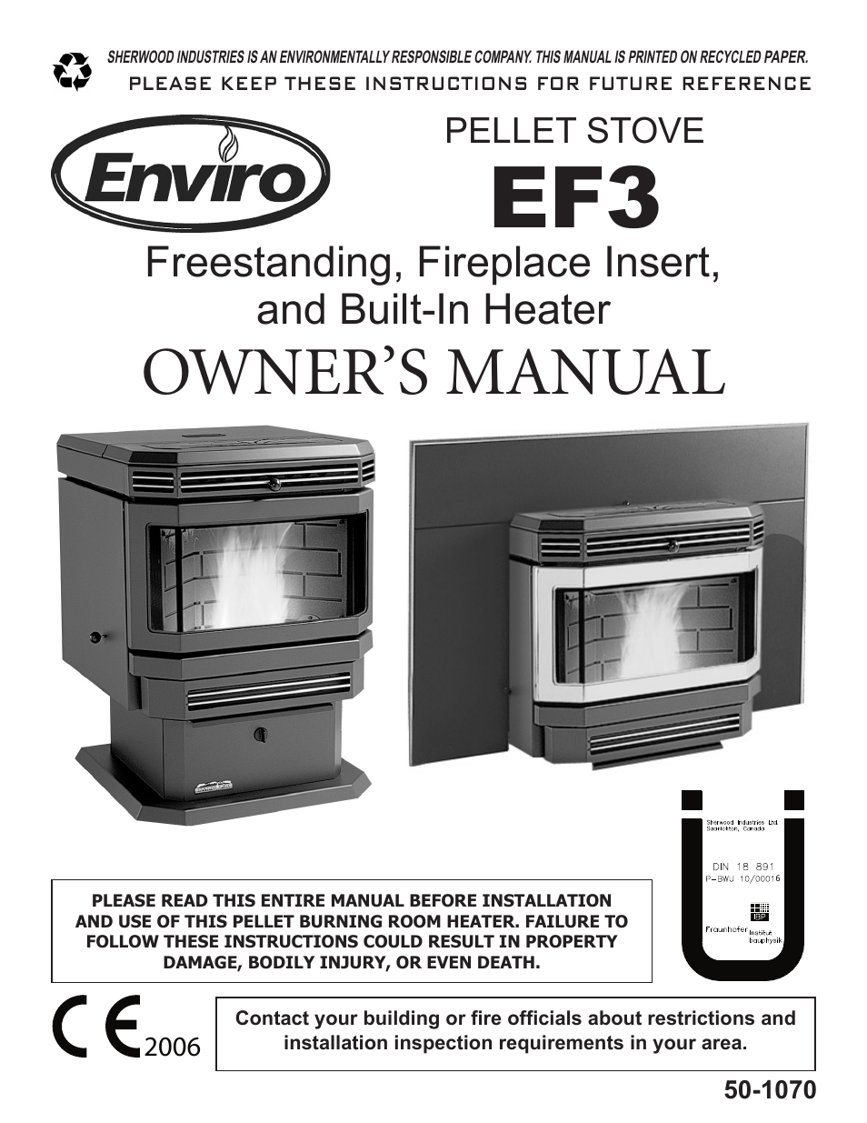 Enviro EP3 User Manual | 14 pages