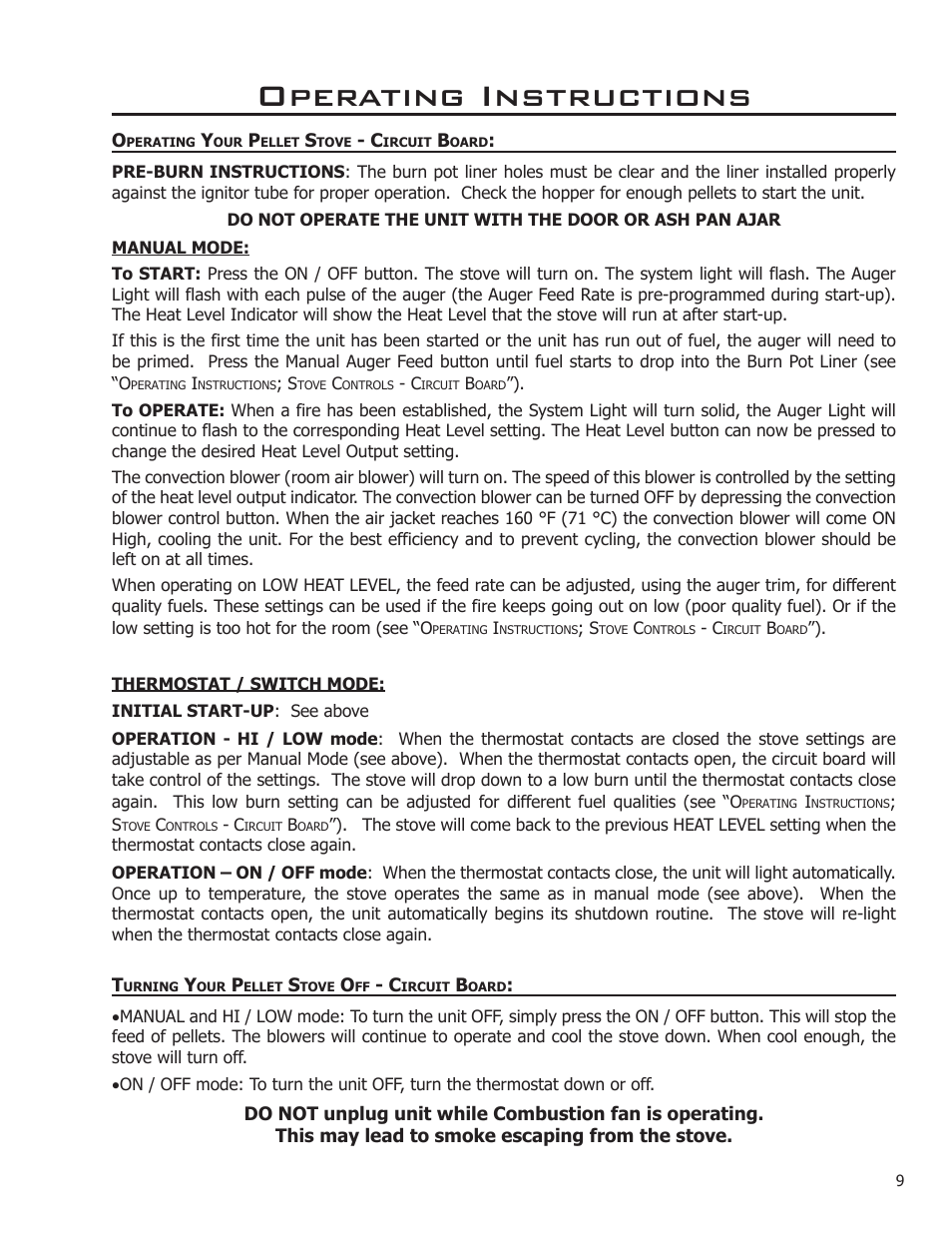 Operating instructions | Enviro EP3 User Manual | Page 9 / 14