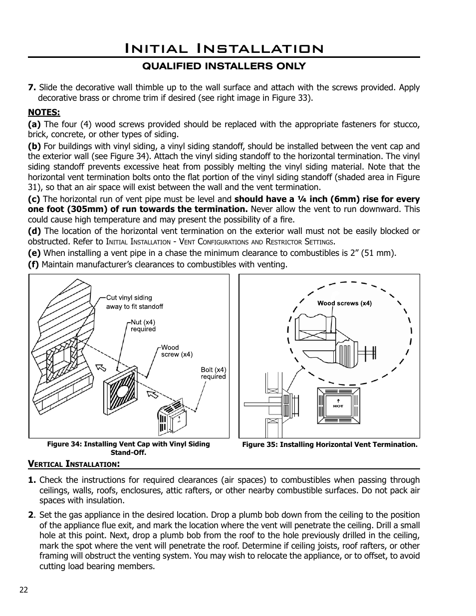 Initial installation | Enviro Cara User Manual | Page 22 / 46