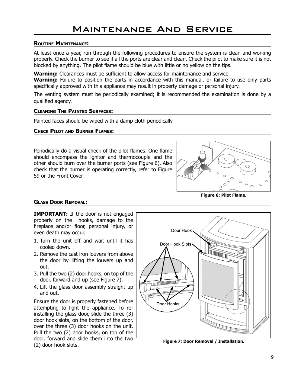 Maintenance and service | Enviro Cara User Manual | Page 9 / 46