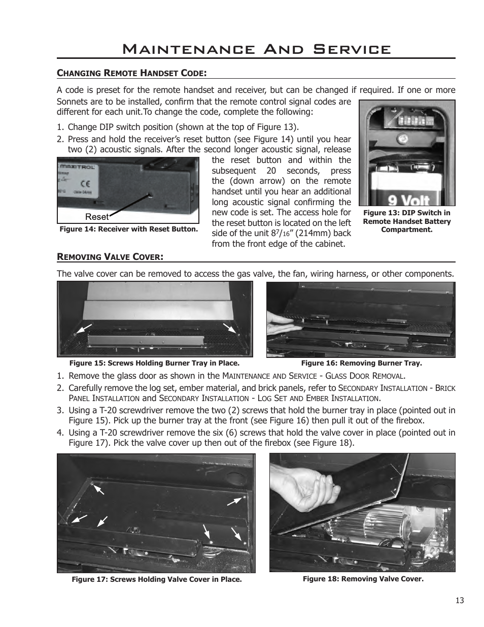 Maintenance and service | Enviro C-11089 User Manual | Page 13 / 44